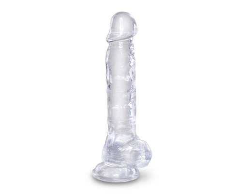 Заказать Прозрачный фаллоимитатор 8 Cock with Balls - 22,2 см. Заказать Прозрачный фаллоимитатор 8 Cock with Balls - 22,2 см.