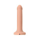 Заказать Телесный фаллос с имитацией эякуляции Silicon Cum Dildo L - 19,6 см.