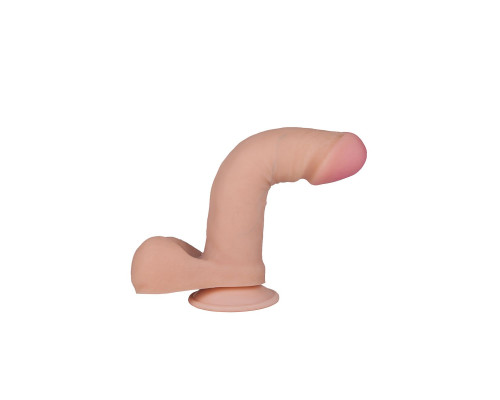 Заказать Телесный фаллоимитатор на присоске F F BEST COCK 6 - 19 см.