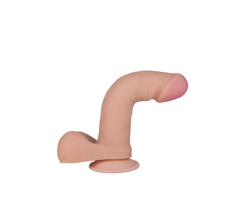 Телесный фаллоимитатор на присоске F F BEST COCK 6 - 19 см.