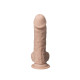 Заказать Телесный фаллоимитатор на присоске Real Skin Model 1 - 21 см.
