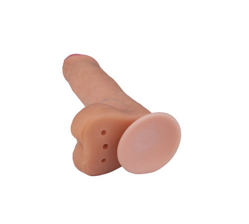 Телесный фаллоимитатор на присоске F F BEST COCK 7 - 20 см.