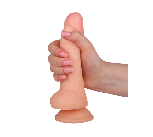Телесный фаллоимитатор на присоске Soulful - 19 см.