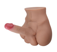 Мужской полуторс Rhyne с членом и анальным тоннелем