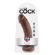 Заказать Коричневый фаллоимитатор 8 Cock - 20,3 см.