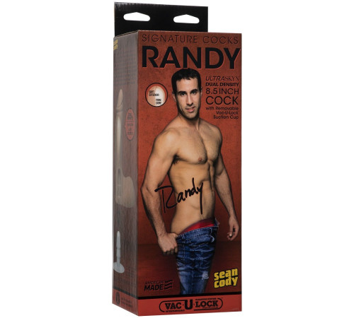 Фаллоимитатор с мошонкой Randy 8.5 ULTRASKYN Cock - 21,6 см. Фаллоимитатор с мошонкой Randy 8.5 ULTRASKYN Cock - 21,6 см.