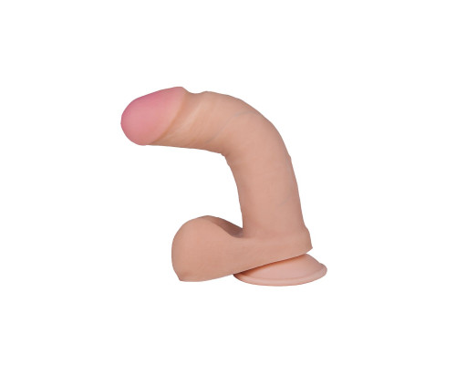 Заказать Телесный фаллоимитатор на присоске F F BEST COCK 6 - 19 см.