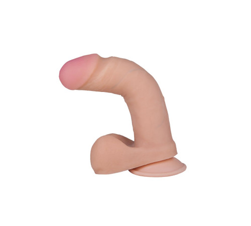 Телесный фаллоимитатор на присоске F F BEST COCK 6 - 19 см.