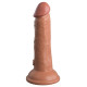 Заказать Кофейный фаллоимитатор 6  Silicone Dual Density Cock - 17 см.