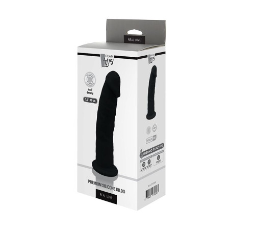 Черный реалистичный фаллоимитатор DILDO 7.5INCH BLACK - 19 см.