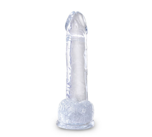 Прозрачный фаллоимитатор 7 Cock with Balls - 20,3 см. Прозрачный фаллоимитатор 7 Cock with Balls - 20,3 см.