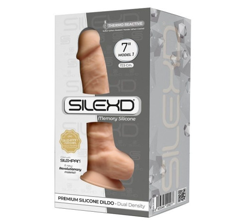 Телесный фаллоимитатор SILEXD Model 1 7’’ - 17,5 см.