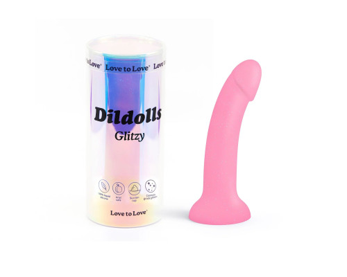 Заказать Фаллоимитатор из жидкого силикона Dildolls Glitzy - 17,6 см. Заказать Фаллоимитатор из жидкого силикона Dildolls Glitzy - 17,6 см.