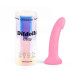 Заказать Фаллоимитатор из жидкого силикона Dildolls Glitzy - 17,6 см.