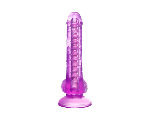 Фиолетовый реалистичный фаллоимитатор Celiam - 20,5 см.