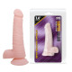 Заказать Телесный фаллоимитатор с присоской Super Dildo - 18,8 см.