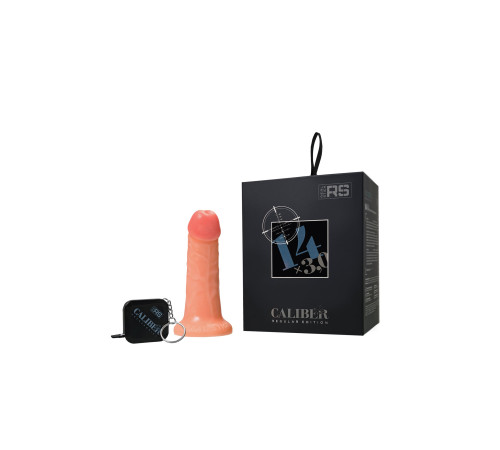 Телесный фаллоимитатор RealStick CALIBER - 14 см.