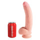 Заказать Телесный фаллоимитатор на присоске 10 Triple Density Cock with Balls - 26,7 см.
