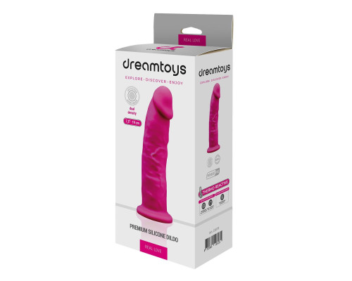 Заказать Розовый фаллоимитатор Real Love Dildo 7.5 Inch - 19,5 см.