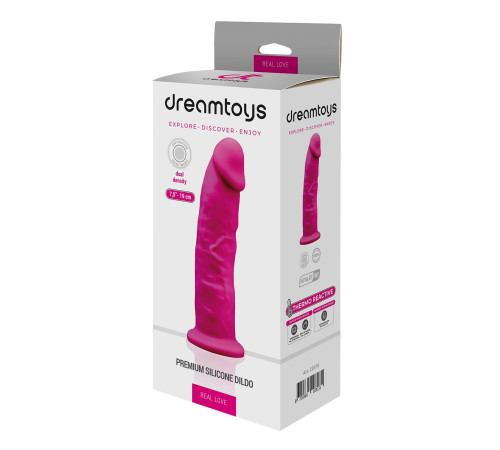 Розовый фаллоимитатор Real Love Dildo 7.5 Inch - 19,5 см. Розовый фаллоимитатор Real Love Dildo 7.5 Inch - 19,5 см.