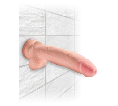 Телесный фаллоимитатор на присоске 10 Triple Density Cock with Balls - 26,7 см. Телесный фаллоимитатор на присоске 10 Triple Density Cock with Balls - 26,7 см.
