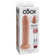 Заказать Телесный необрезанный фаллоимитатор на присоске 7 Uncut Cock - 19,1 см.