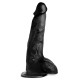 Заказать Черный фаллоимитатор Beefy Brad 9’’ Dildo with Balls - 22,4 см.