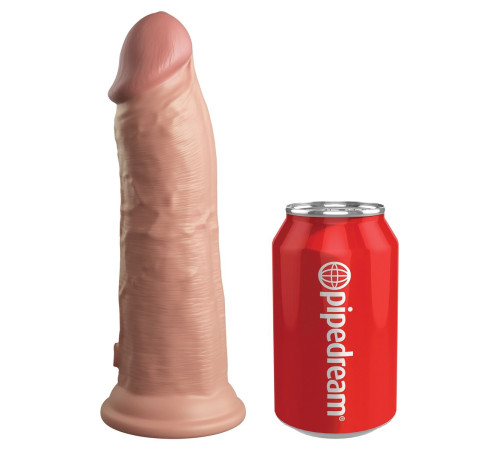 Телесный фаллоимитатор 8  Silicone Dual Density Cock - 22,8 см.