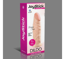 Телесный фаллоимитатор JoyStick на присоске - 17 см.