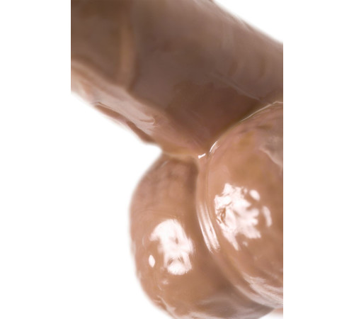 Коричневый фаллоимитатор-реалистик Delion - 20,5 см.