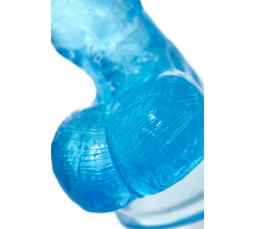 Голубой реалистичный фаллоимитатор Indy - 15,8 см.