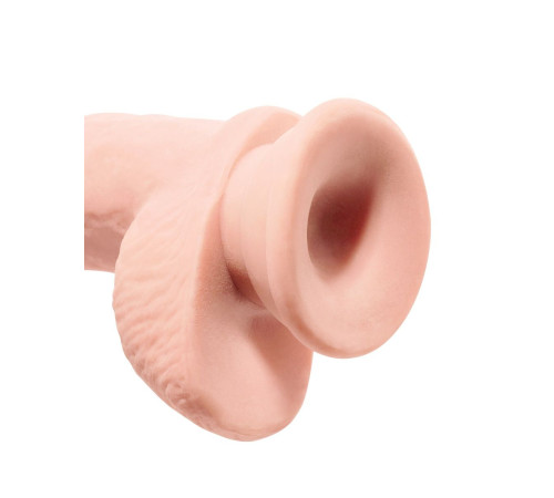 Телесный фаллоимитатор на присоске 10 Triple Density Cock with Balls - 26,7 см. Телесный фаллоимитатор на присоске 10 Triple Density Cock with Balls - 26,7 см.