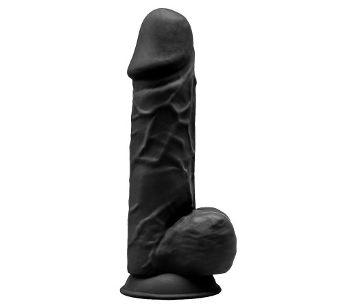 Черный фаллоимитатор Model 2 - 21,7 см.
