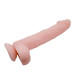 Заказать Телесный фаллоимитатор на присоске Super Dildo - 22 см.