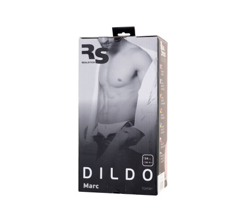 Телесный фаллоимитатор  RealStick Elite DILDO Marc - 24 см.