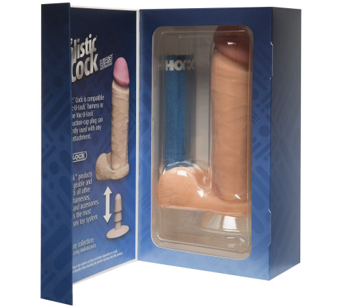 Ультрареалистичный фаллоимитатор The Realistic Cock ULTRASKYN 8” - 20,57 см.