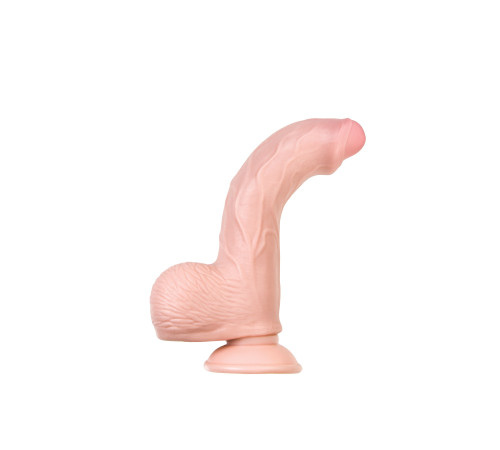 Телесный реалистичный фаллоимитатор My Sweety - 21,5 см.