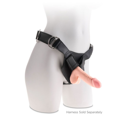 Телесный фаллоимитатор на присоске 6,5  Triple Density Cock - 20,3 см.