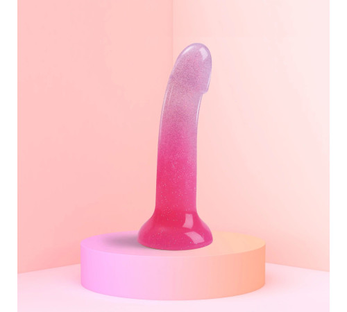 Фаллоимитатор из жидкого силикона Dildolls Sunrise - 17,6 см.