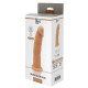 Заказать Телесный фаллоимитатор на присоске DILDO 7.5INCH - 19 см.