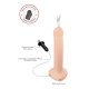 Заказать Телесный фаллос с имитацией эякуляции Silicon Cum Dildo L - 19,6 см.