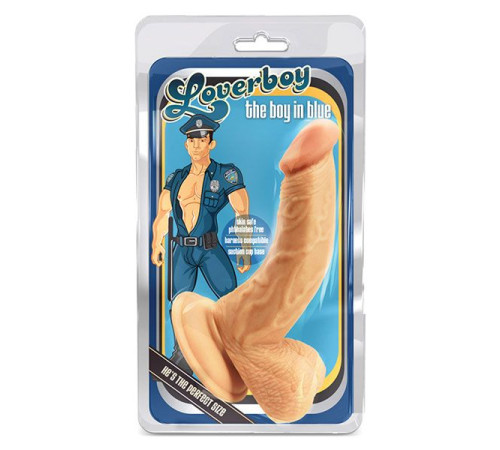 Телесный фаллоимитатор The Boy in Blue - 16,5 см. Телесный фаллоимитатор The Boy in Blue - 16,5 см.