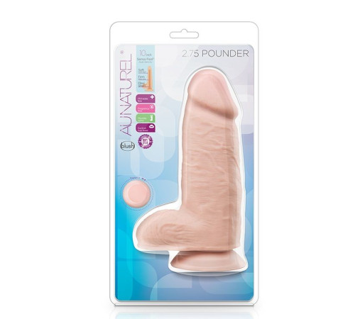 Телесный фаллоимитатор 2.75 Pounder - 25,4 см.