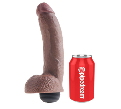 Коричневый фаллоимитатор с эффектом семяизвержения Squirting Cock with Balls - 22,9 см. Коричневый фаллоимитатор с эффектом семяизвержения Squirting Cock with Balls - 22,9 см.