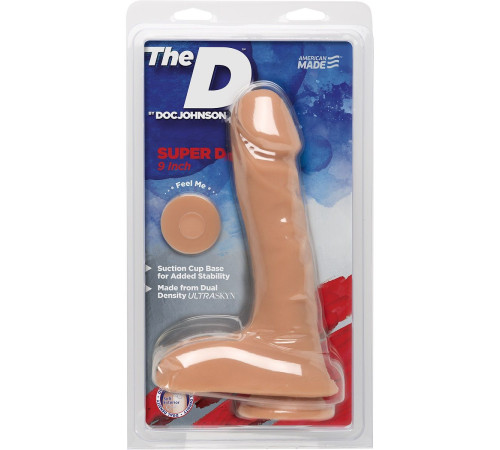 Телесный фаллоимитатор на присоске The D Super D 9 Vanilla - 22,86 см. Телесный фаллоимитатор на присоске The D Super D 9 Vanilla - 22,86 см.