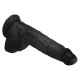 Заказать Черный фаллоимитатор Beefy Brad 9’’ Dildo with Balls - 22,4 см.