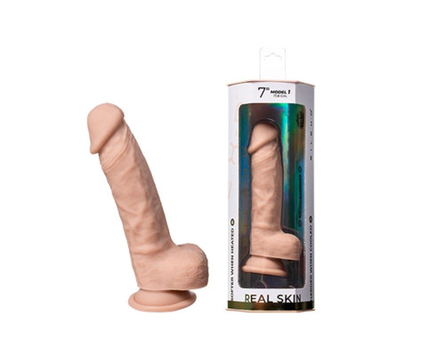 Заказать Телесный фаллоимитатор на присоске Real Skin Model 1 - 17,8 см. Заказать Телесный фаллоимитатор на присоске Real Skin Model 1 - 17,8 см.