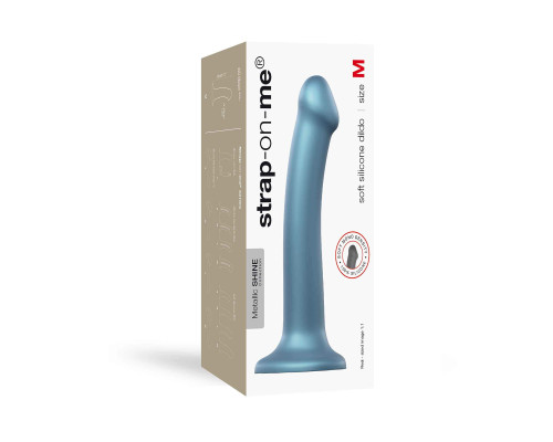 Заказать Голубой фаллоимитатор Mono Density Dildo Size M - 16 см.