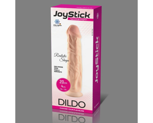 Заказать Телесный фаллоимитатор JoyStick на присоске - 20 см.