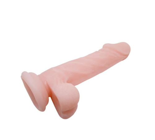 Телесный фаллоимитатор на присоске Super Dildo - 16,5 см. Телесный фаллоимитатор на присоске Super Dildo - 16,5 см.